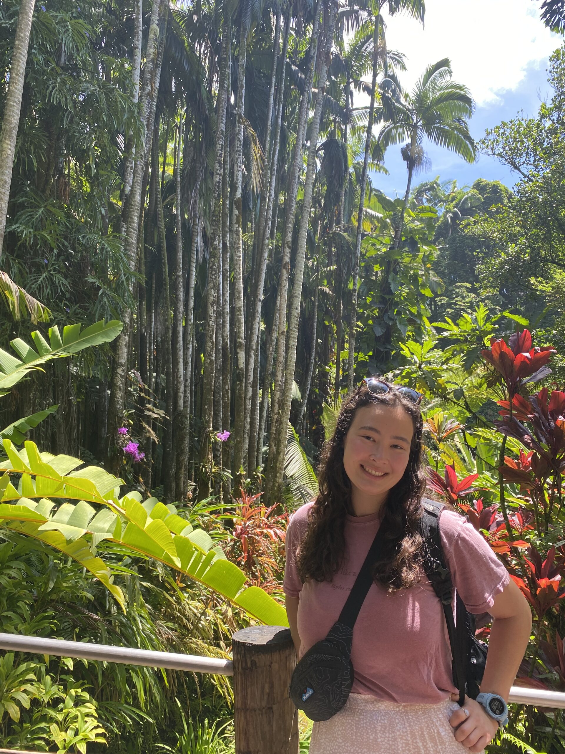 Alisa Andrews ('23) in Hawaii.