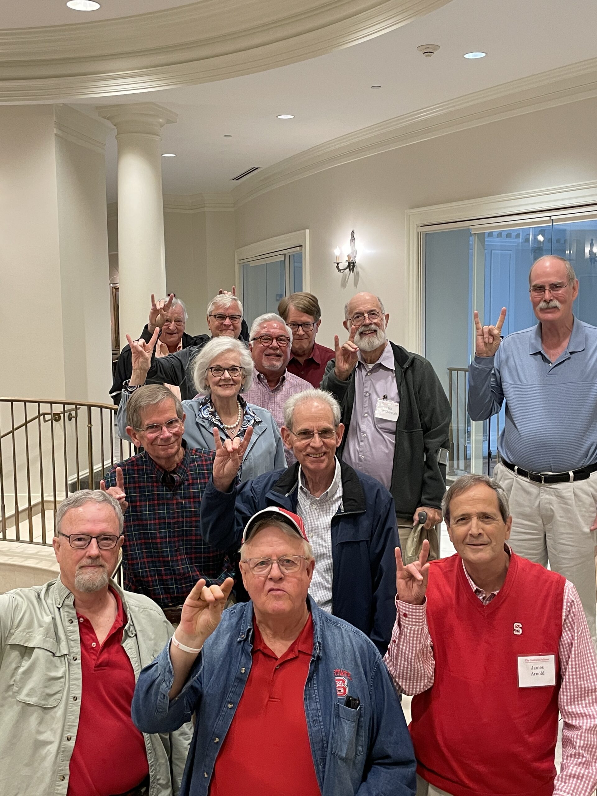 Attendees of the class reunion.