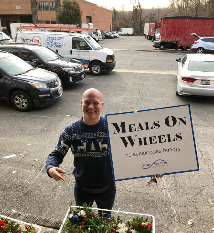 DT Oliver at Meals on Wheels